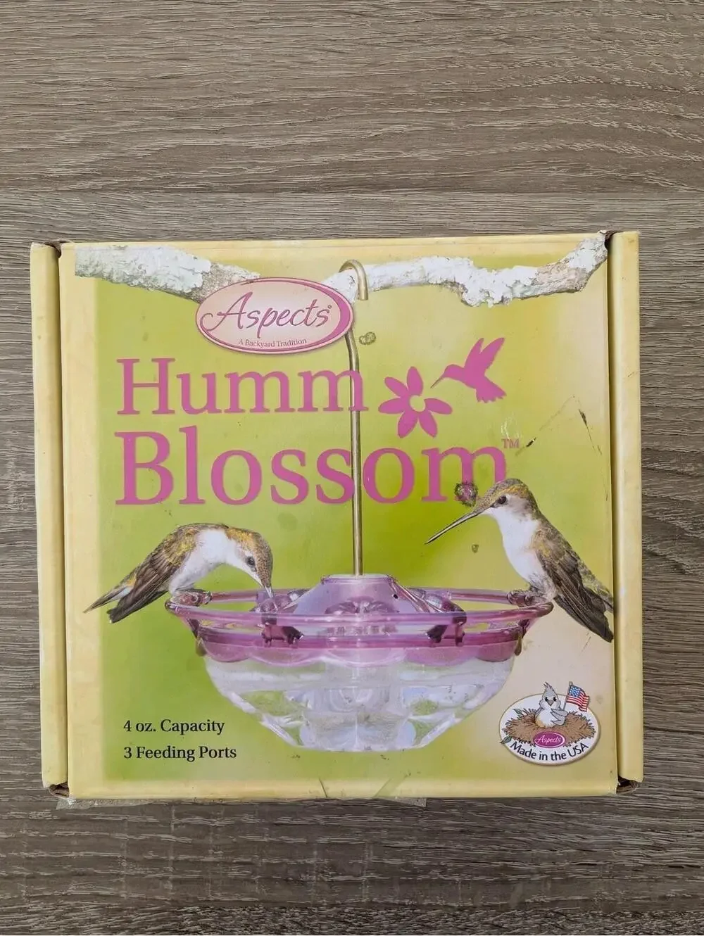 NEW Aspects 434 HummZinger Humm Blossom Hummingbird Feeder